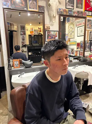 ショート メンズ CribHoodbarbershop所属・白井 昇太のヘアスタイル