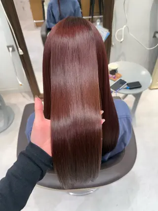 ロング カラー 晶/艶髪カラー /トリートメントのヘアスタイル