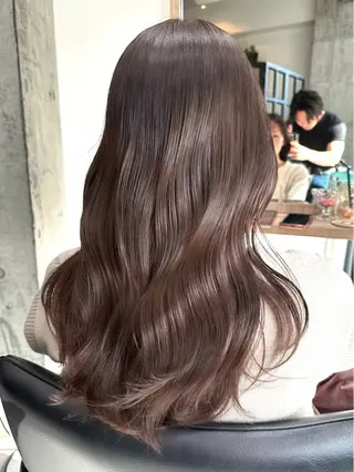 セミロング ✨透明感 艶カラー恵比寿✨のヘアスタイル