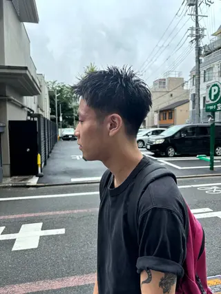 メンズ darts所属・マツダ レンのヘアスタイル