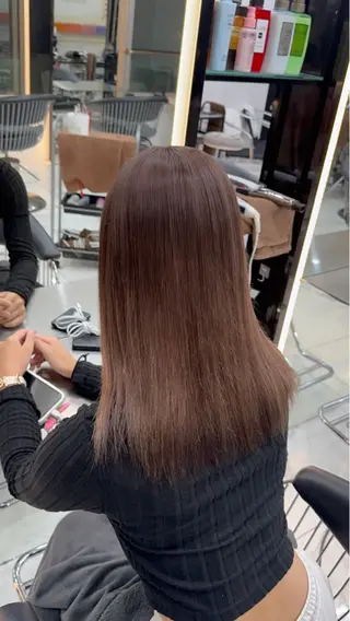 セミロング カラー Lapis渋谷本店 Rikoのヘアスタイル