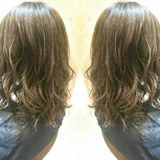 ミディアム カラー youres センター南所属・センター南 SEIJIのヘアスタイル