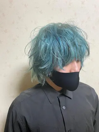 セミロング カラー FORTE MiLA 新居尚志のヘアスタイル