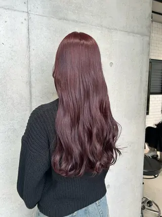 ロング カラー ヘアアレンジ 🍎艶モテカラー🍎 カリンのヘアスタイル