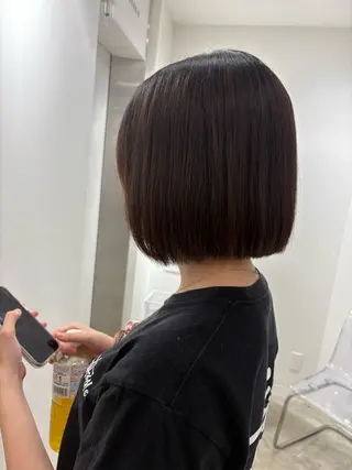 ショート 新宿ハイトーン /艶髪カラー/のりかのヘアスタイル