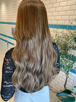 ロング 新宿/韓国レイヤー/ 顔周りカット松本美晴のヘアスタイル