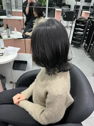 ミディアム 岸田 悠佑のヘアスタイル