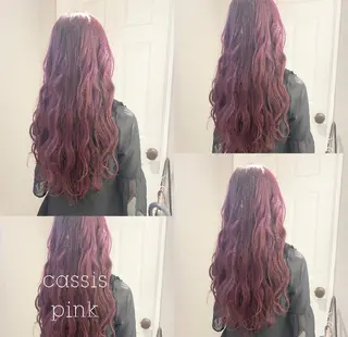 ロング カラー パーマ ヘアアレンジ メンズ キッズ RIYA❤︎ Aujuaソムリエのヘアスタイル