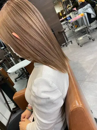 ミディアム 髪質改善美髪特化 ルイス奈良のヘアスタイル