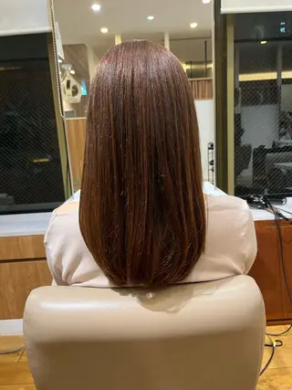 セミロング パーマ 門崎未依/レイヤー/ メンズカット🪿🌼のヘアスタイル