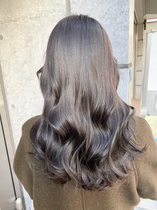 セミロング カラー パーマ ヘアアレンジ RecheRche【池袋】所属・👑指名率No.1 👑坂口飛翔のヘアスタイル