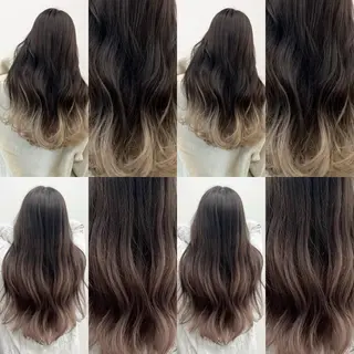 ロング カラー ✨韓国艶髪✨ケア ブリーチ🫧アキラのヘアスタイル