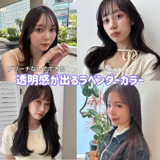 ロング カラー ktwo☆ 暗艶髪☆姫野琳のヘアスタイル