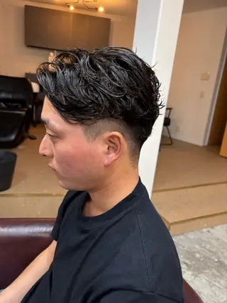 ショート パーマ メンズサロンクロ所属・今井 匠のヘアスタイル