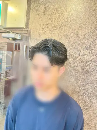 ショート メンズ メンズパーマ特化 カバヤマ　リョウのヘアスタイル