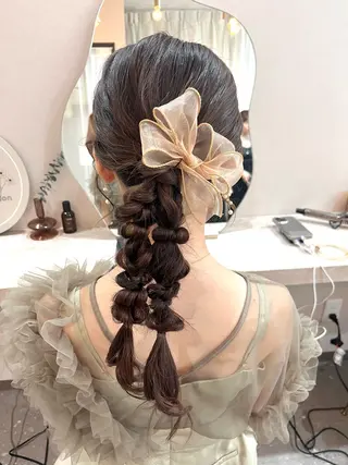 ロング ヘアアレンジ Mila Akariのヘアスタイル