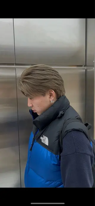 カラー メンズ 藤平海音/fifth PARKのヘアスタイル