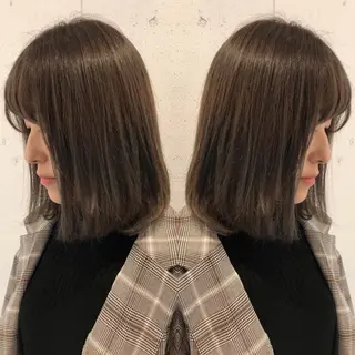 ミディアム あらき ちさとのヘアスタイル