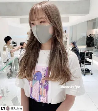 ロング カラー RAYS/レイズ/立川/立川南口所属・レイズ 立川のヘアスタイル