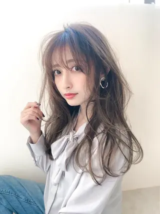 ロング カラー Sana / 韓国ヘア / カラーのヘアスタイル