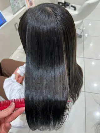 ロング 👑顔周り韓国風 レイヤーSHUTOのヘアスタイル