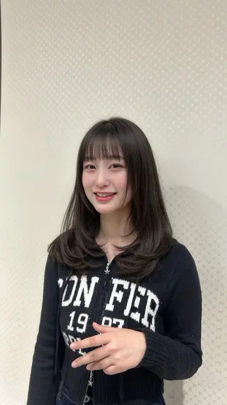 ロング Labless所属・韓国レイヤー×顔周り カット/Takunaのヘアスタイル