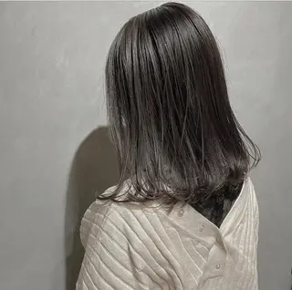 ミディアム カラー CLUTCH天王寺 西藤遥河のヘアスタイル