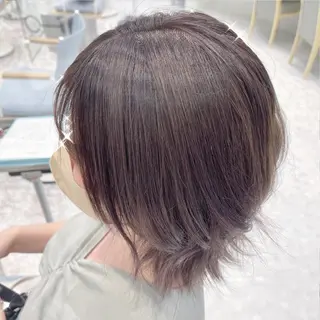 ミディアム カラー 東出 レイ🕊のヘアスタイル