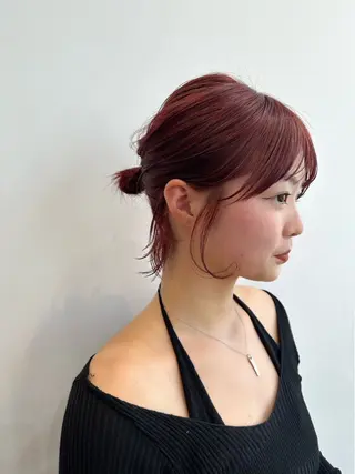 ショート カラー 顔まわりカット/艶髪 カラー✨けいとのヘアスタイル