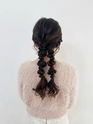 ロング ヘアセット/金山 佐野 妃都美のヘアスタイル