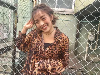 ショート パーマ カラー ヘアアレンジ akari ♡のヘアスタイル