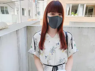 ロング カラー タカハシ ハヤトのヘアスタイル