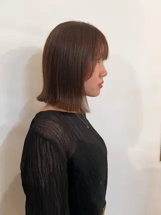 ショート カラー 髪質改善ストレート/ 💎Ryoka💎のヘアスタイル