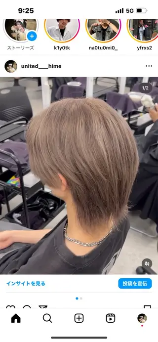 カラー 🍒レイヤーカット/ 暖色カラー🍒のヘアスタイル