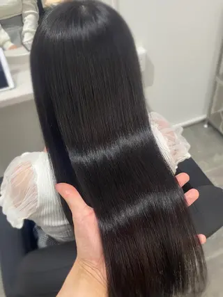 ロング YUZU🎀顔まわり ×レイヤー×髪質改善のヘアスタイル