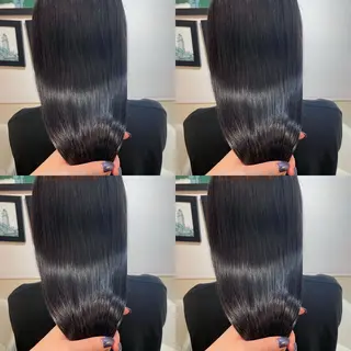 ロング カラー 髪質改善カラー✖︎ 縮毛矯正✨️店長純大のヘアスタイル