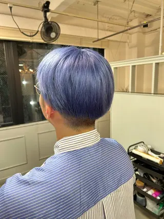 ショート カラー 縮毛•ハイトーン Runaのヘアスタイル