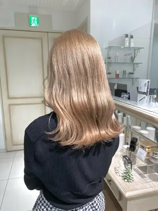 セミロング カラー ハネエクステ🪽🫧 hinano🎀のヘアスタイル