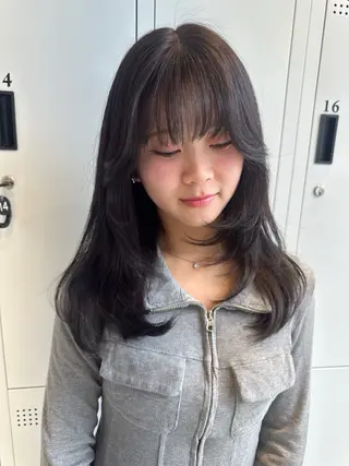 セミロング 🎀韓国/髪質改善 長野美和🎀のヘアスタイル