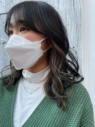 カラー 【店長】インナー指名 No.1戸塚優思のヘアスタイル