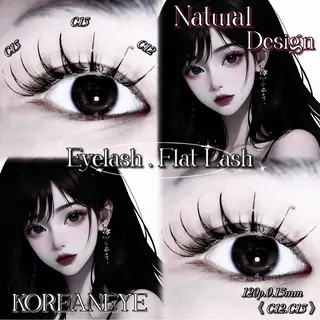 マツエク・マツパ memelu . RIJU 🩶のマツエク・マツパデザイン