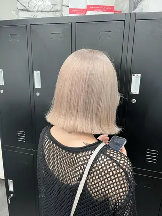 ミディアム カラー 韓国ヘア🖤/透明感 shihoのヘアスタイル