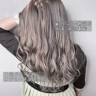 ロング カラー パーマ 🫧代表/新宿駅近/ 限定価格🫧田辺貴裕のヘアスタイル