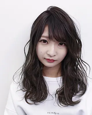 ロング カラー ブリーチカラー/ 岩破瑞希のヘアスタイル