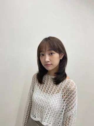 ミディアム 透明感カラー🎨 磯部拓磨のヘアスタイル