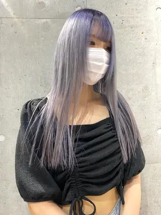 ロング カラー カットカラー特化 ⭐️代表⭐️のヘアスタイル