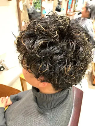 ショート カラー メンズ メンズ指名多数!! SiLO 田島のヘアスタイル