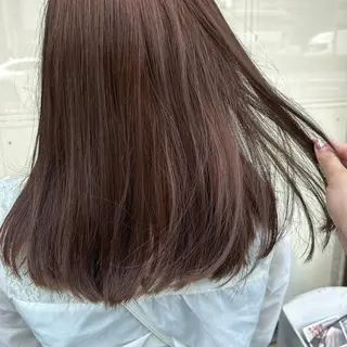 セミロング カラー 高橋 みく/ minim 暖色のヘアスタイル