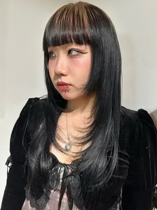 ロング カラー 🎀オイダイラ モモカ🎀のヘアスタイル