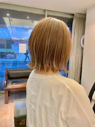 ショート カラー 髪質改善*韓国ヘア* レイヤー*IBUKIのヘアスタイル